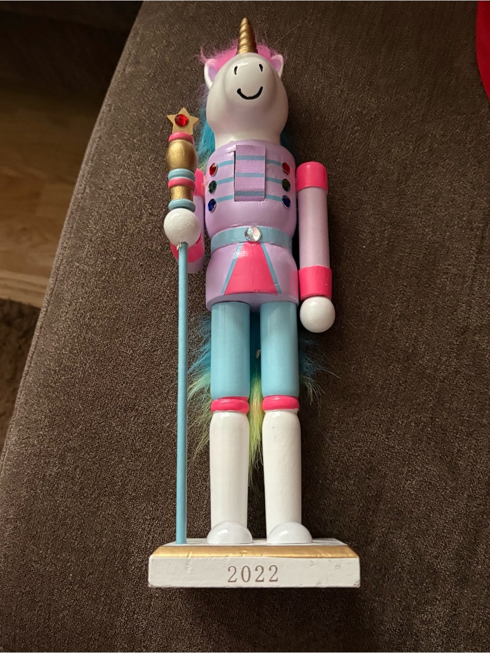 Target Pastel Pink and Blue Unicorn Nutcracker 2022 Wondershop Christmas